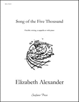 Song of the Five Thousand Unison choral sheet music cover